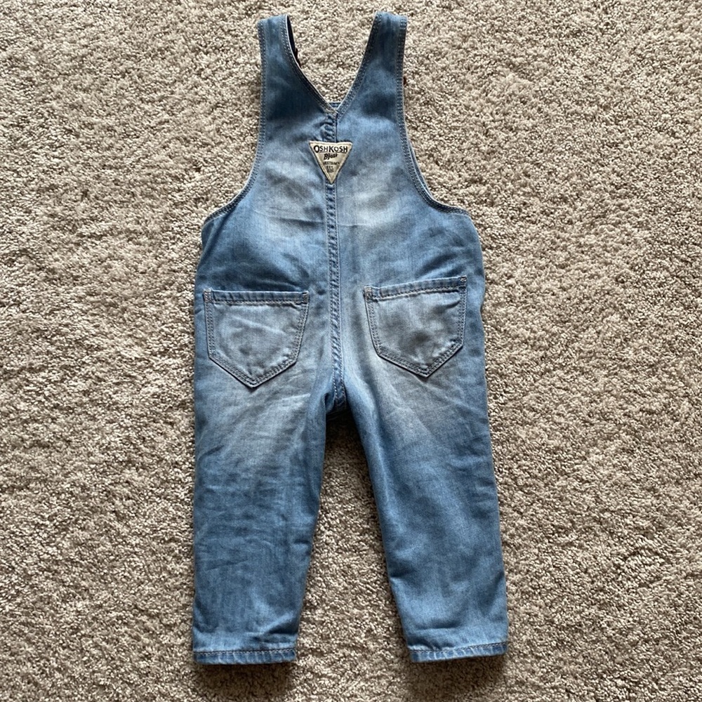 Oshkosh baby jean overalls - Picture 2 of 3